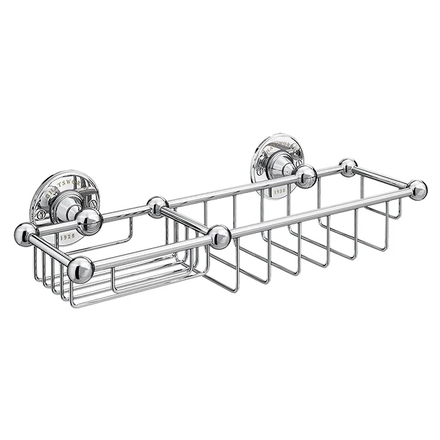 Chatsworth 1928 Traditional Large Soap Basket - Chrome 4 Chatsworth 1928 Traditional Large Soap Basket - Chrome - Image 2