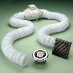 HIB Cyclone White Wet Room Inline Fan 7 HIB Cyclone White Wet Room Inline Fan -Home And Bathroom Supplies Store 32600 d2