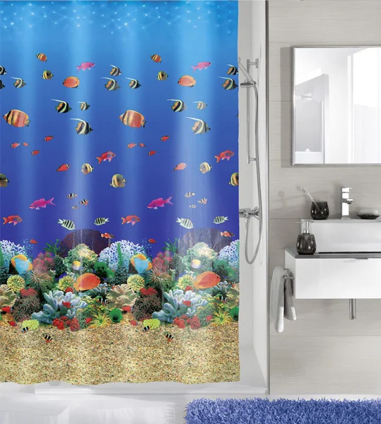 Kleine Wolke - Maldives PEVA Shower Curtain - W1800 X H2000 3 Kleine Wolke - Maldives PEVA Shower Curtain - W1800 X H2000