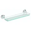 Heritage - Clifton Glass Gallery Shelf - Chrome