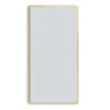 Arezzo Brushed Brass Square Edge Framed Bathroom Mirror - 1400 X 500mm 1 Arezzo Brushed Brass Square Edge Framed Bathroom Mirror - 1400 X 500mm -Home And Bathroom Supplies Store az147bb d3