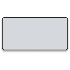 Arezzo Matt Black Framed Bathroom Mirror - 1400 X 700mm -Home And Bathroom Supplies Store az147cvmb d1