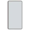 Arezzo Matt Black Framed Bathroom Mirror - 1400 X 700mm -Home And Bathroom Supplies Store az147cvmb d3