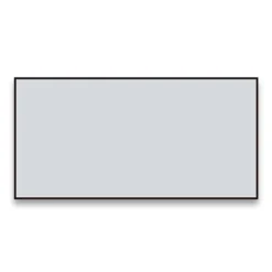 Arezzo Matt Black Square Edge Framed Bathroom Mirror - 1400 X 500mm -Home And Bathroom Supplies Store az147mb d1