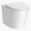 Arezzo Matt White Rimless Back To Wall Toilet Incl. Soft Close Seat -Home And Bathroom Supplies Store az233pmw d4