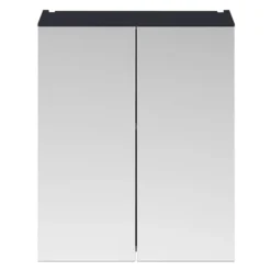 Arezzo 600 Matt Blue 2-Door Mirror Cabinet -Home And Bathroom Supplies Store azb62mc nd1