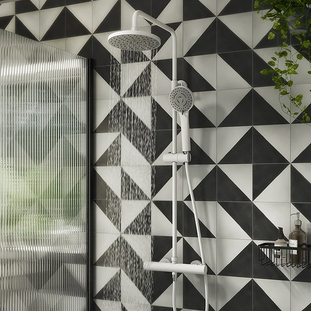 Arezzo Round Thermostatic Shower - Matt White 4 Arezzo Round Thermostatic Shower - Matt White - Image 2