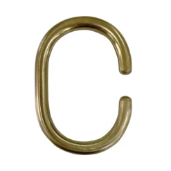 Arezzo C-Type Shower Curtain Rings (Pack Of 12) Brushed Brass 7 Arezzo C-Type Shower Curtain Rings (Pack Of 12) Brushed Brass -Home And Bathroom Supplies Store azscrbbd1
