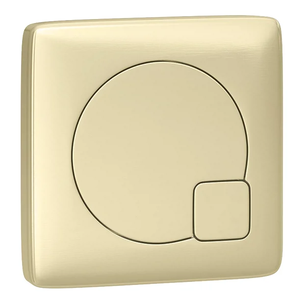 Arezzo Modern Brushed Brass Square Flush Plate - 70 X 70mm 3 Arezzo Modern Brushed Brass Square Flush Plate - 70 X 70mm