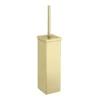 Arezzo Square Toilet Brush Brushed Brass 2 Arezzo Square Toilet Brush Brushed Brass -Home And Bathroom Supplies Store azsqtbbb lrg2