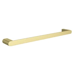 Arezzo 4-Bar Brushed Brass Round Towel Rail