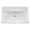 Brooklyn/Toreno 600mm Mid Edged Basin 1 Brooklyn/Toreno 600mm Mid Edged Basin -Home And Bathroom Supplies Store bas122 l