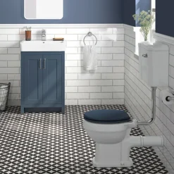 Chatsworth Blue Soft Close Toilet Seat