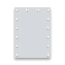 Arezzo Bulb 500 X 700mm LED Illuminated Mirror With Motion Sensor + Anti-Fog 10 Arezzo Bulb 500 X 700mm LED Illuminated Mirror With Motion Sensor + Anti-Fog -Home And Bathroom Supplies Store bm001 d1