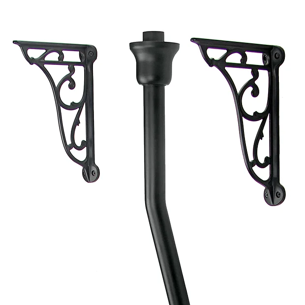 Chatsworth High Level Flush Pipe Kit Matt Black 5 Chatsworth High Level Flush Pipe Kit Matt Black - Image 3