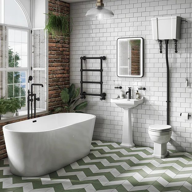 Chatsworth High Level Flush Pipe Kit Matt Black 3 Chatsworth High Level Flush Pipe Kit Matt Black