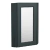 Chatsworth Corner Mirror Cabinet Graphite
