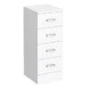 Cove 300x330mm White 4 Drawer Unit -Home And Bathroom Supplies Store cove300x330mmwhite4drawerunitlrg