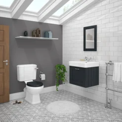 Chatsworth Traditional Graphite 560mm Wall Hung Vanity -Home And Bathroom Supplies Store cwh560blk detail3