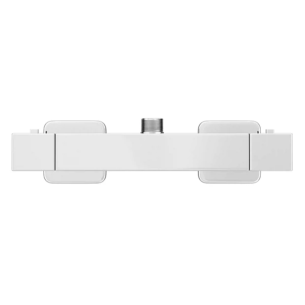 Milan Square Top Outlet Thermostatic Bar Shower Valve - Chrome 6 Milan Square Top Outlet Thermostatic Bar Shower Valve - Chrome - Image 4