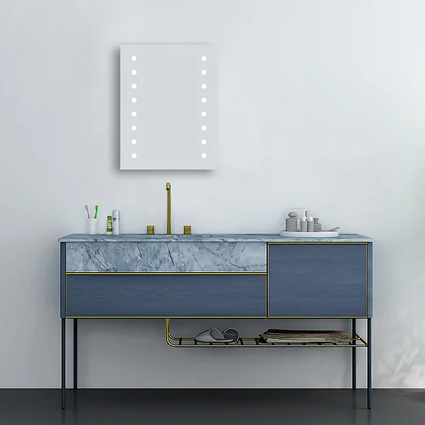 Brooklyn Dot 390 X 500mm Battery Operated Illuminated LED Mirror 7 Brooklyn Dot 390 X 500mm Battery Operated Illuminated LED Mirror - Image 5