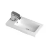 Hudson Reed 500 X 255mm Compact Polymarble Basin 1TH 1 Hudson Reed 500 X 255mm Compact Polymarble Basin 1TH -Home And Bathroom Supplies Store hudsonreed500x255mmcompactpolymarblebasin1thl