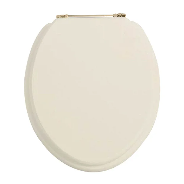 Heritage - Standard Toilet Seat With Gold Hinges - Various Colour Options 3 Heritage - Standard Toilet Seat With Gold Hinges - Various Colour Options