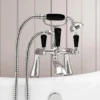 Lancaster Black Traditional Tap Package (Bath + Basin Tap) 2 Lancaster Black Traditional Tap Package (Bath + Basin Tap) -Home And Bathroom Supplies Store lancbpk n d5