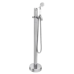 Lancaster Traditional Chrome Single Lever Freestanding Bath Shower Mixer -Home And Bathroom Supplies Store lch8fs d1
