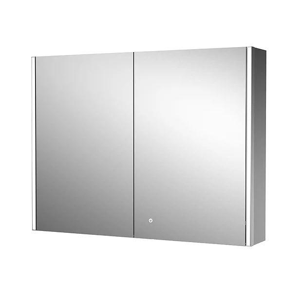 Hudson Reed Leda 800mm LED Touch Sensor Mirror Cabinet With Shaver Socket 3 Hudson Reed Leda 800mm LED Touch Sensor Mirror Cabinet With Shaver Socket
