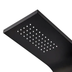 Milan Shower Tower Panel - Matt Black (Thermostatic) 11 Milan Shower Tower Panel - Matt Black (Thermostatic) -Home And Bathroom Supplies Store mb3bsp d2