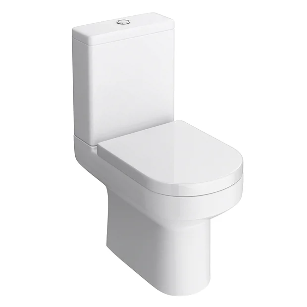 Metro Close Coupled Modern Toilet + Soft Close Seat 4 Metro Close Coupled Modern Toilet + Soft Close Seat - Image 2