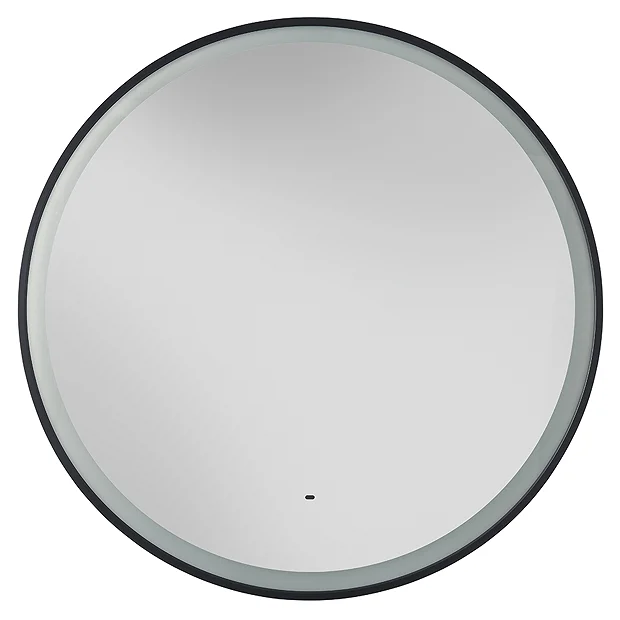 Heritage Newick Black 590mm Illuminated Circular Mirror With Demister Pad 5 Heritage Newick Black 590mm Illuminated Circular Mirror With Demister Pad - Image 3