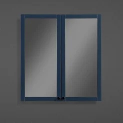 Montrose 600mm Indigo Blue Mirrored Cabinet With Matt Black Handles 7 Montrose 600mm Indigo Blue Mirrored Cabinet With Matt Black Handles -Home And Bathroom Supplies Store mtmrmimb d1