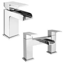 Monza Waterfall Tap Package (Bath + Basin Tap) -Home And Bathroom Supplies Store plzpk lrg
