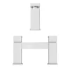 Monza Waterfall Tap Package (Bath + Basin Tap) -Home And Bathroom Supplies Store plzpkd3