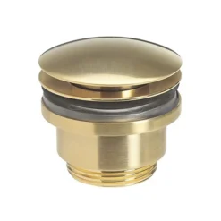Crosswater MPRO Universal Basin Click Clack Waste - Brushed Brass Unlacquered