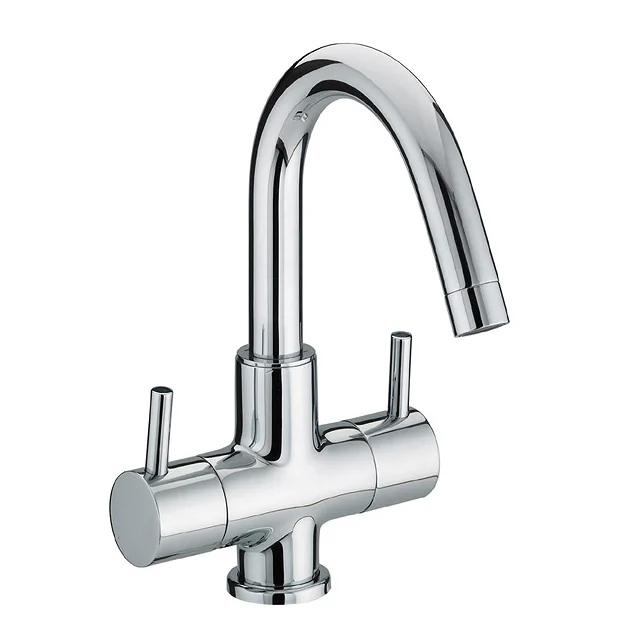 Bristan - Prism Contemporary 2 Handle Basin Mixer (no Waste) - Chrome 3 Bristan - Prism Contemporary 2 Handle Basin Mixer (no Waste) - Chrome