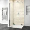 Orion Travertine Marble Shower Wall Panel - 2400 X 1000mm -Home And Bathroom Supplies Store pvc2410trvm d2