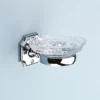 Silverdale Luxury Victorian Crystal Soap Dish - Chrome 2 Silverdale Luxury Victorian Crystal Soap Dish - Chrome -Home And Bathroom Supplies Store silverdaleluxuryvictoriancrystalsoapdishchromel