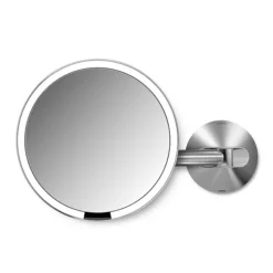 Simplehuman Rechargeable Wall Mounted 20cm Cosmetic Sensor Mirror -Home And Bathroom Supplies Store st3002 d1