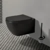 Ideal Standard Tesi Silk Black AquaBlade Wall Hung WC + Soft Close Seat 1 Ideal Standard Tesi Silk Black AquaBlade Wall Hung WC + Soft Close Seat -Home And Bathroom Supplies Store tessbwhsc d6
