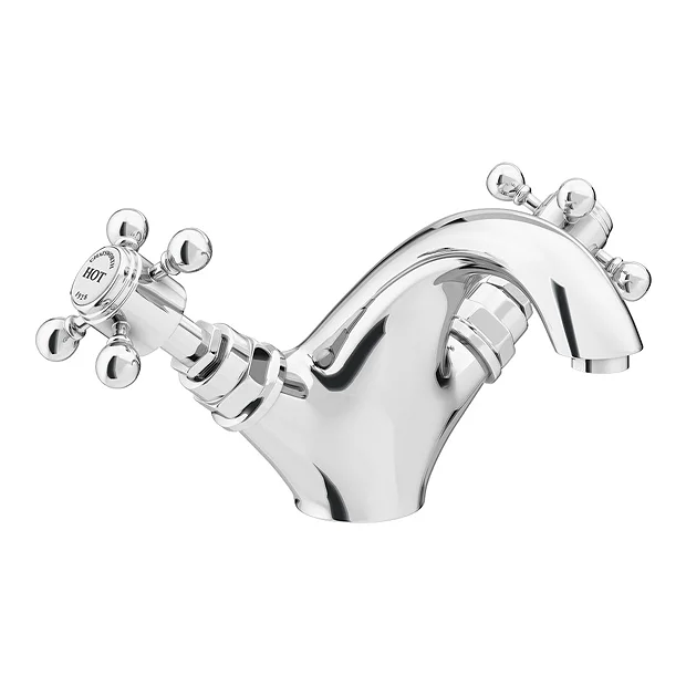 Chatsworth 1928 Traditional Crosshead Mono Basin Mixer Tap 4 Chatsworth 1928 Traditional Crosshead Mono Basin Mixer Tap - Image 2