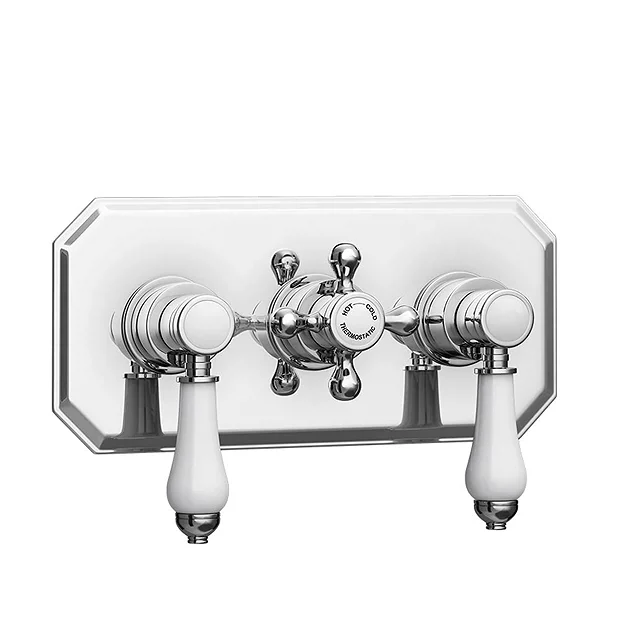 Trafalgar Traditional Triple Concealed Thermostatic Shower Valve With Diverter 5 Trafalgar Traditional Triple Concealed Thermostatic Shower Valve With Diverter - Image 3