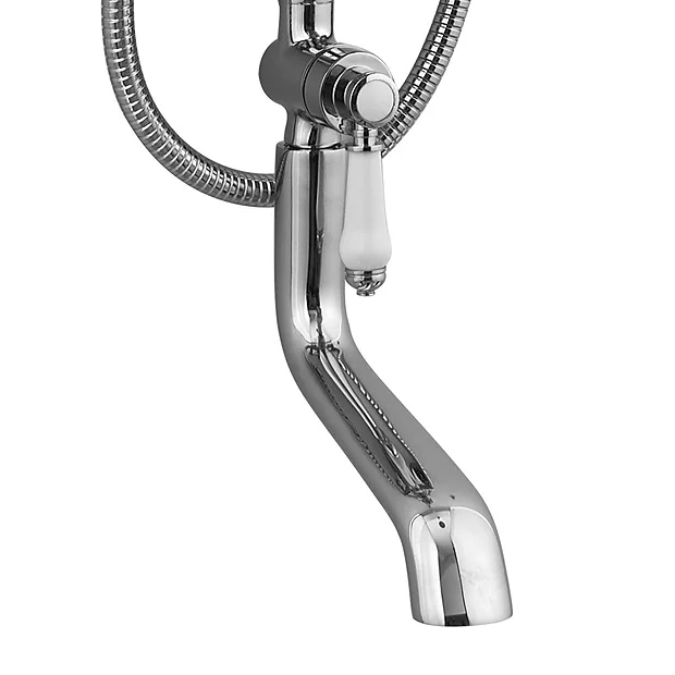 Trafalgar Traditional Triple Exposed Valve With Spout - Chrome 5 Trafalgar Traditional Triple Exposed Valve With Spout - Chrome - Image 3