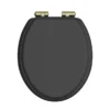 Heritage Soft Close Toilet Seat With Vintage Gold Hinges 2 Heritage Soft Close Toilet Seat With Vintage Gold Hinges -Home And Bathroom Supplies Store tsbla100sc