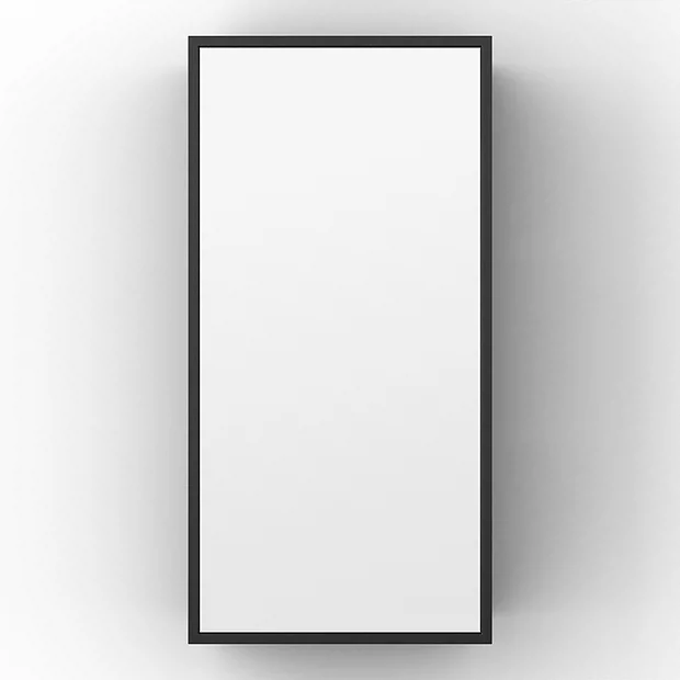Venice Black 300 X 600mm Mirror With Open Shelves 5 Venice Black 300 X 600mm Mirror With Open Shelves - Image 3