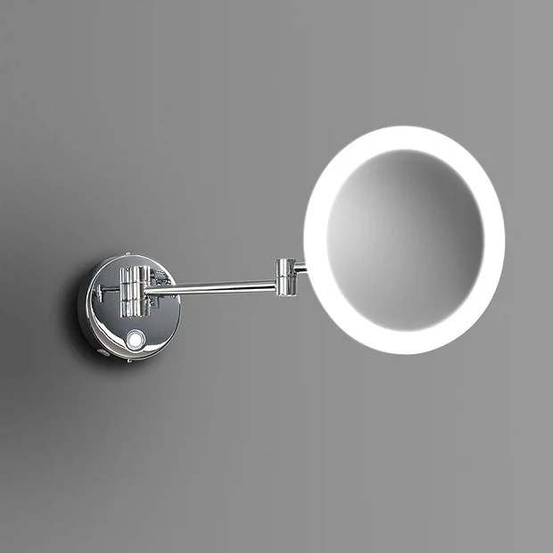 Venice Chrome Round 3x Magnifying LED Cosmetic Mirror 3 Venice Chrome Round 3x Magnifying LED Cosmetic Mirror