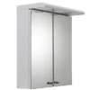 Croydex Shire 2 Door Mirror Cabinet With Light & Shaver Socket - White -Home And Bathroom Supplies Store wc267222eai3
